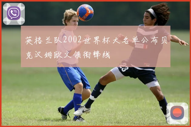 英格兰队2002世界杯大名单公布贝克汉姆欧文领衔锋线